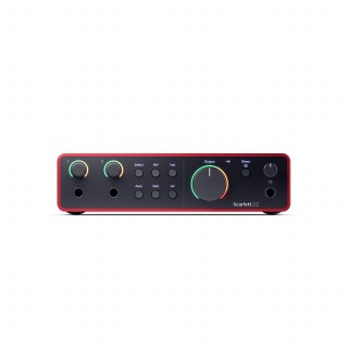 Focusrite Scarlett 4th Gen 第4代 2i2 錄音介面